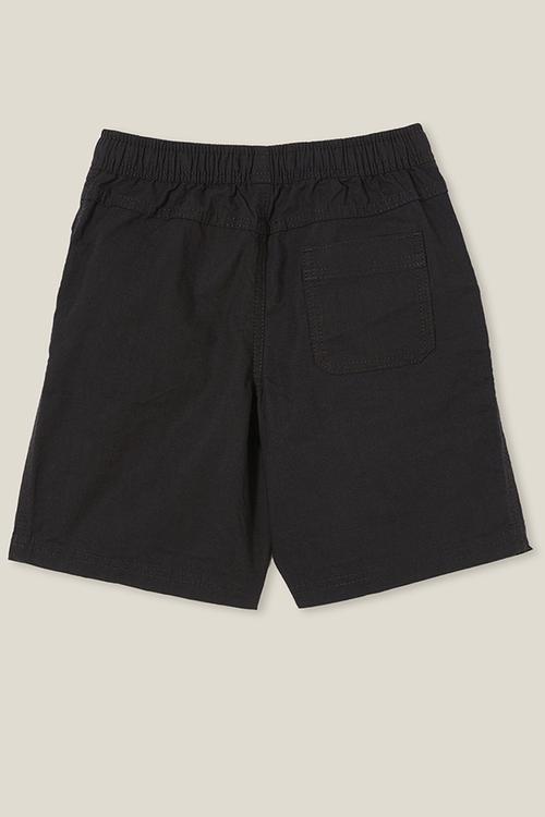 Eric easy short - black texture