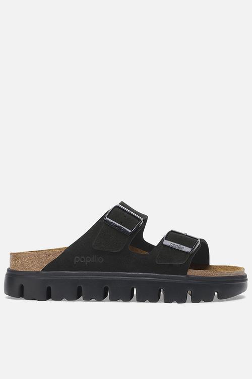 Arizona chunky suede narrow - black