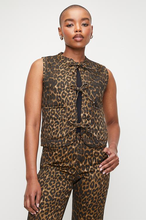 Quilted Gilet - Animal