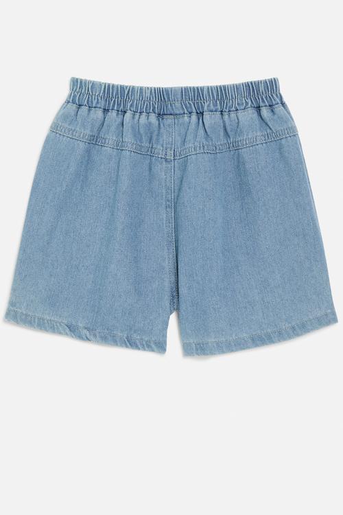 Denim shorts - stonewash