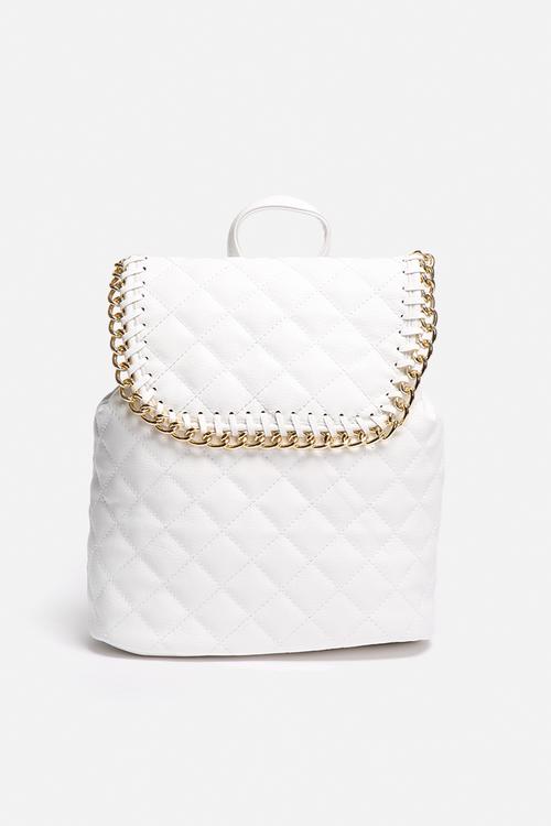 Lexi PU Quilted Backpack