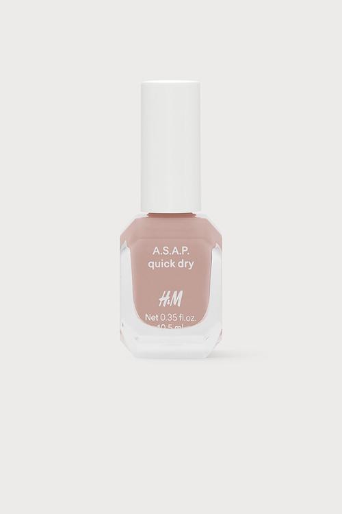 Fast-drying nail polish - pink