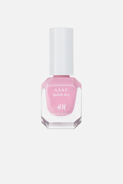 Fast-drying nail polish - pink