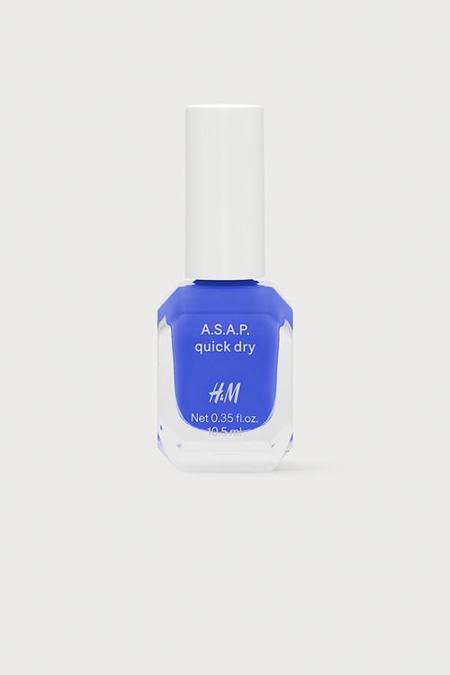Fast-drying nail polish - You Blue It