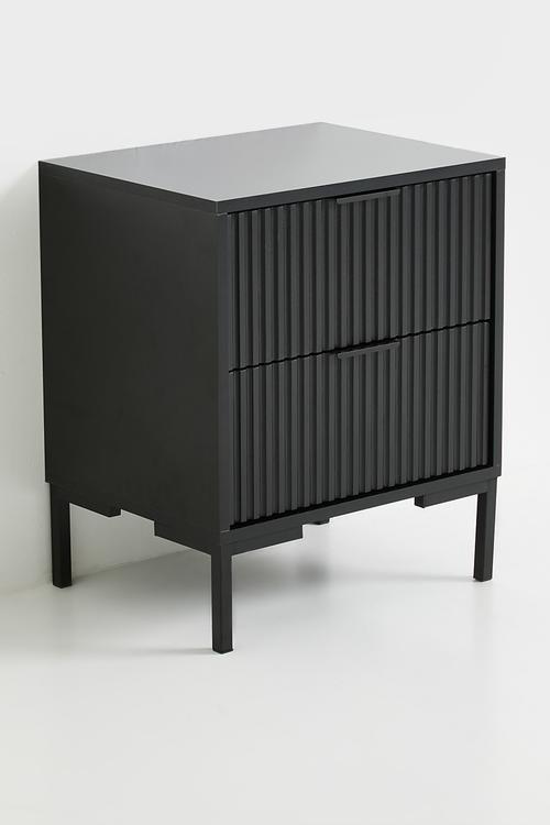Destiny bedside table -black