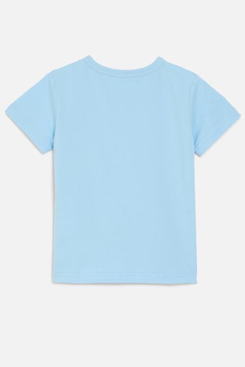 Printed tee-light blue