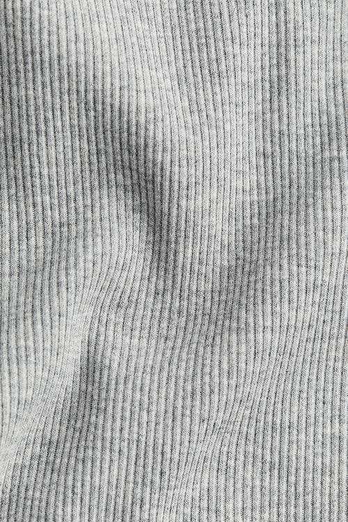 Ribbed vest top - grey