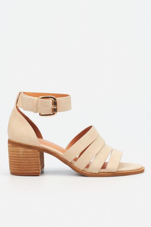 Seranno 3 block heel - beige