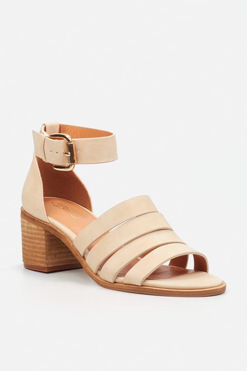 Seranno 3 block heel - beige