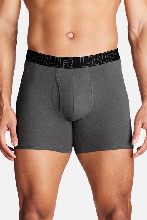 M UA Perf Cotton 6in Regular 3 Pack Boxerjock - Multi 