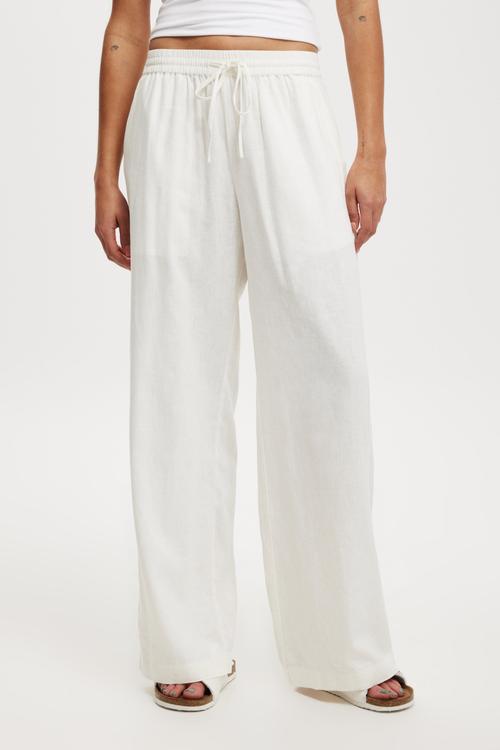 Haven Wide Leg Pant - White