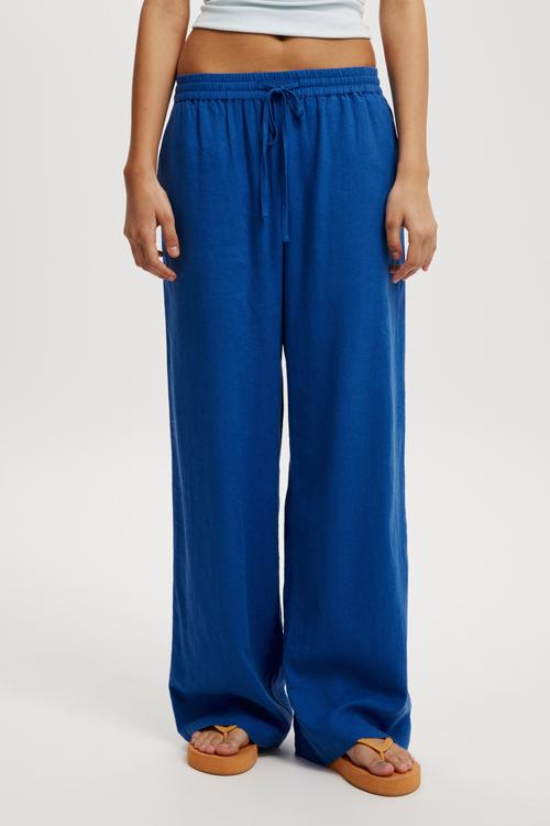 Haven Wide Leg Pant - Nautical Blue