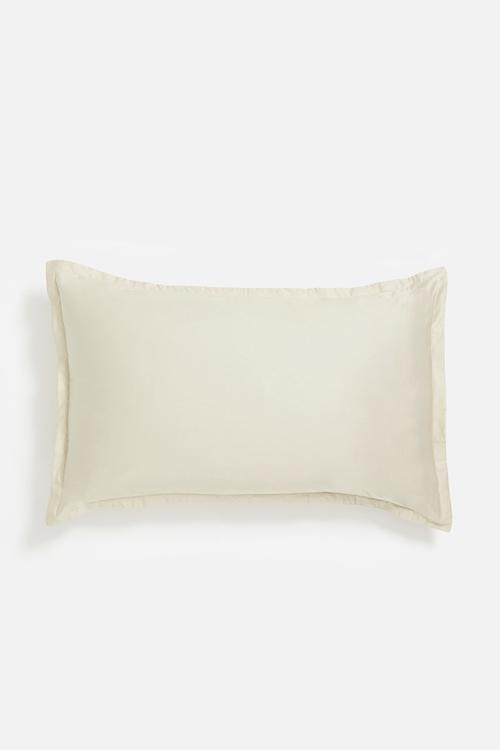 T400 Egyptian cotton oxford king pillowcase - stone