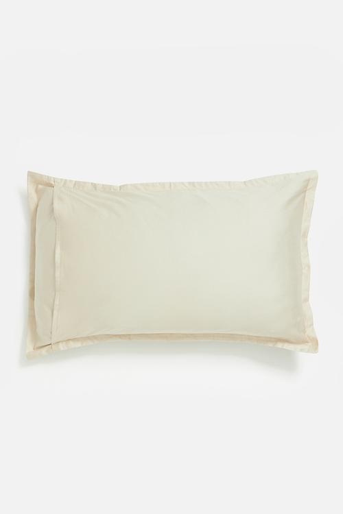 T400 Egyptian cotton oxford king pillowcase - stone