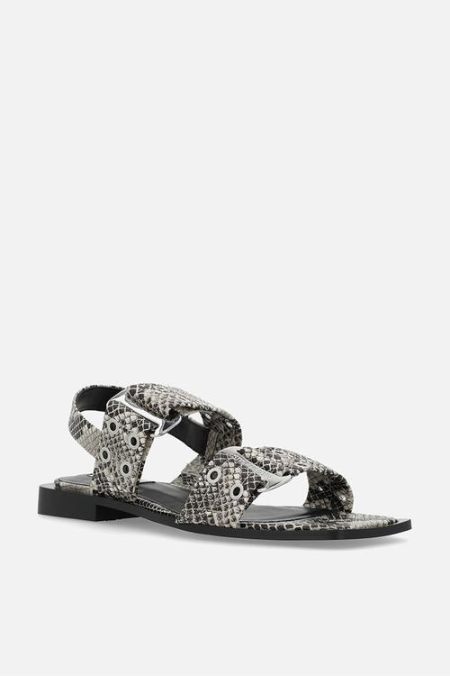 Saria ankle strap sandal - lt beige snk