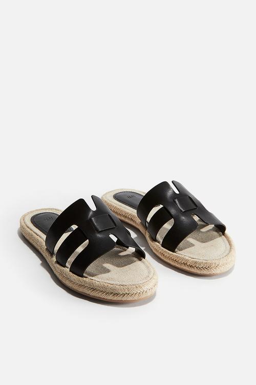 Espadrille sandals - black