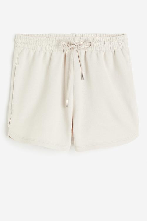 Sweatshirt shorts - light beige