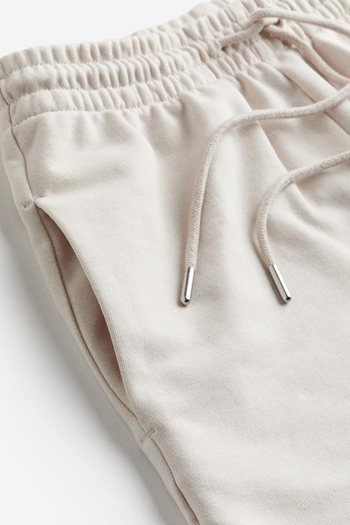 Sweatshirt shorts - light beige