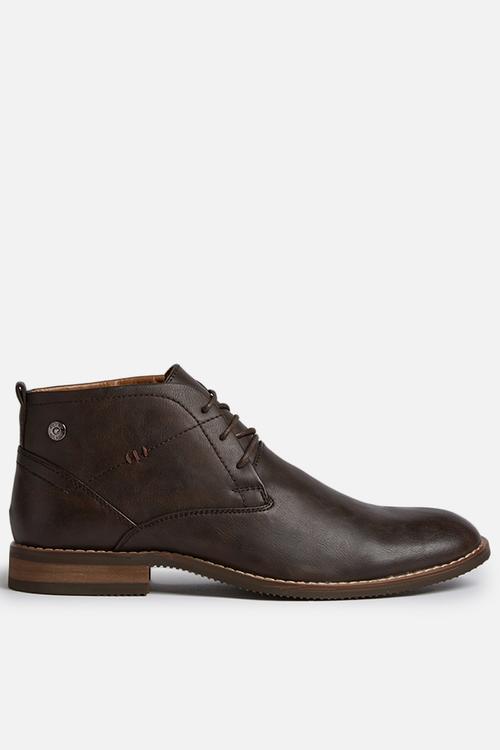 Distressed Lace Up Ankle Boot