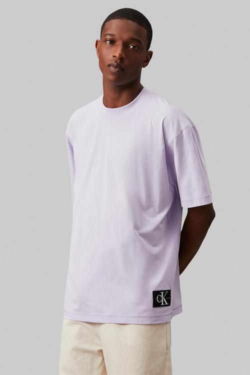 Badge relaxed tee - Pastel Lilac