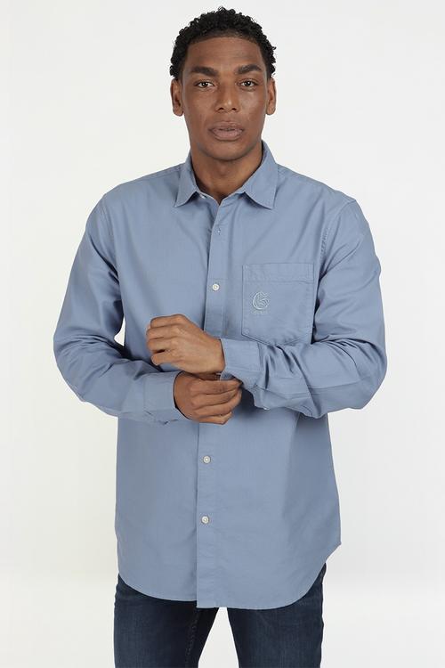 Ls collin shirt - partly cloudy