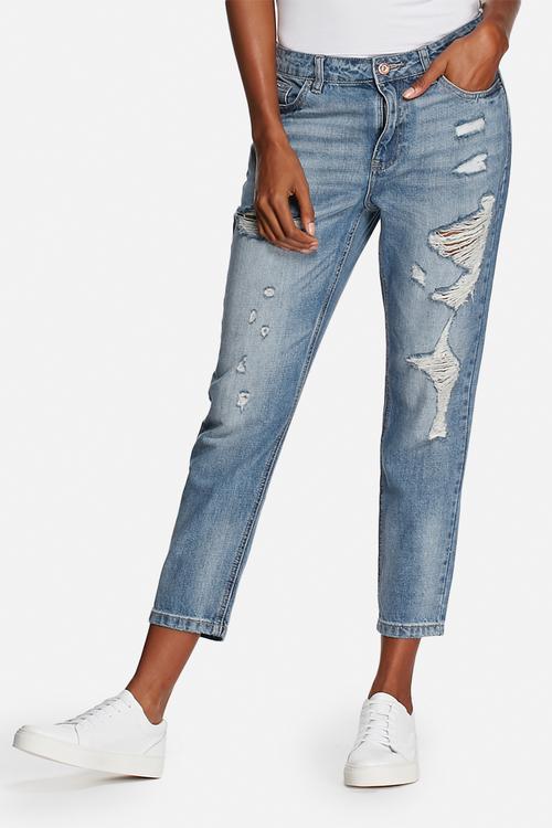 Tonni distressed boyfriend denim