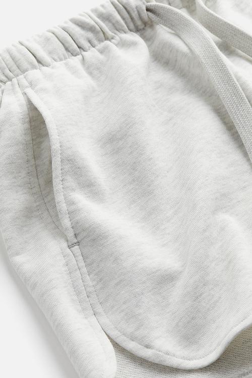 Sweatshirt shorts - light grey marl