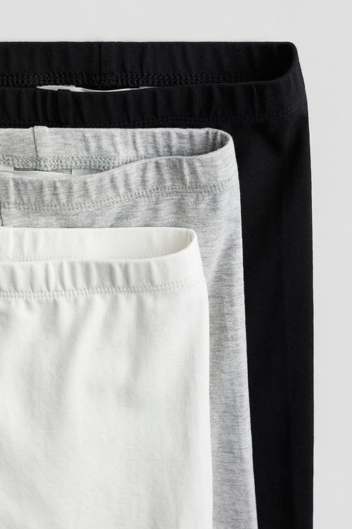 3-Pack cotton leggings - multi