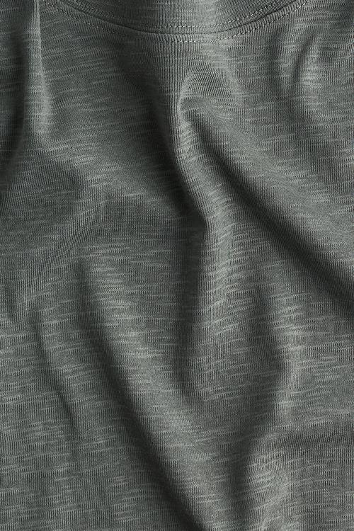 T-shirt - dark khaki green marl 