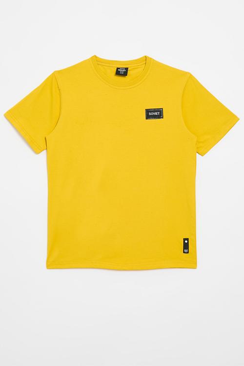 Boys fashion tee - mustard2