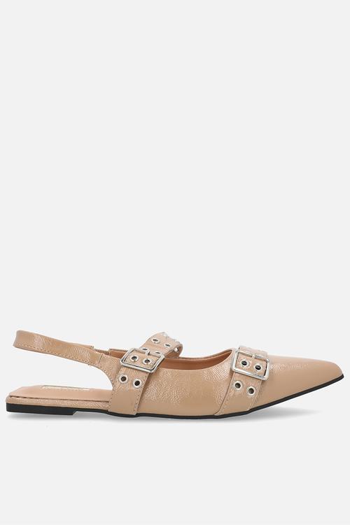 Keira slingback flat - camel