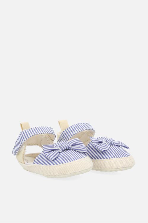 Striped espadrilles - blue & white