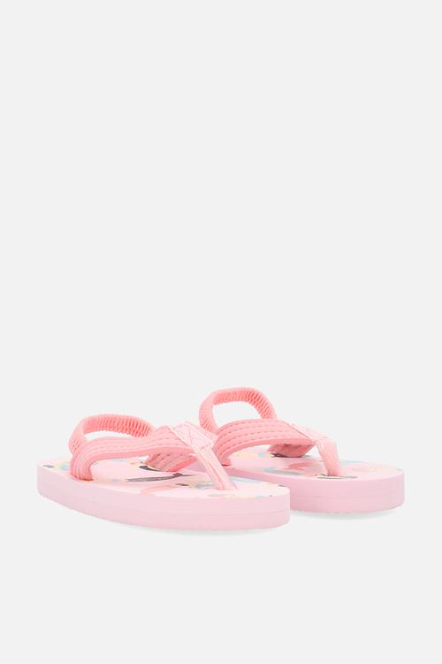 Printed thong sandals - pink