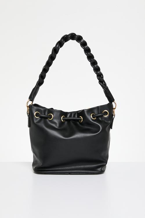 Tessa bucket bag - black