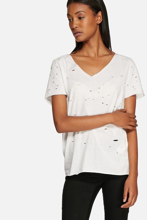 Tracy Bite V-neck tee