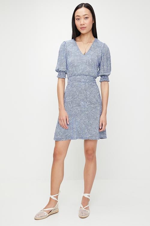 トップス ans dotsloevner MINI DRESS BLUE トップス ans dotsloevner MINI DRESS BLUE トップス ans dotsloevner