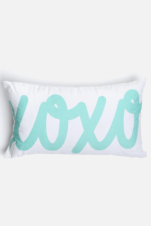 XOXO printed cushion 