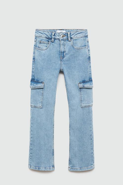 Jeans cargo7 - open blue