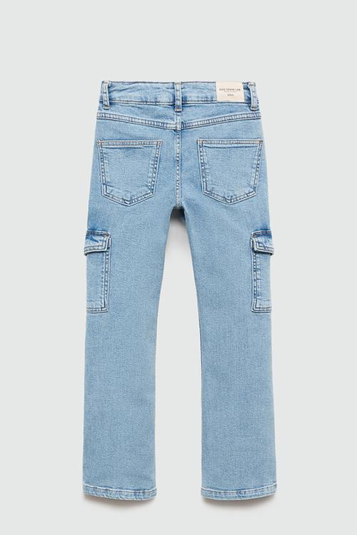 Jeans cargo7 - open blue
