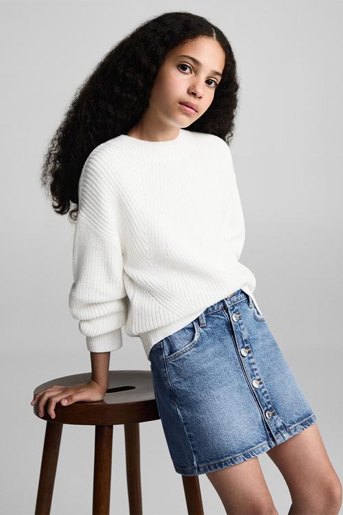 Skirt lily - open blue