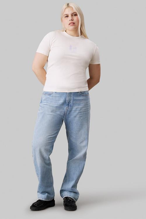 Plus diffused ck regular tee - ivory