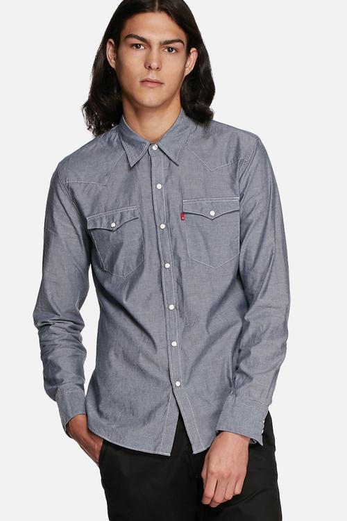 Western slim shirt