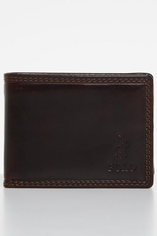 Bifold With Coin Section - Brown