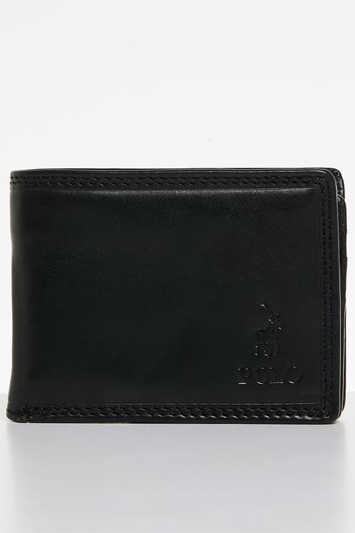 Bifold With Coin Section - Black