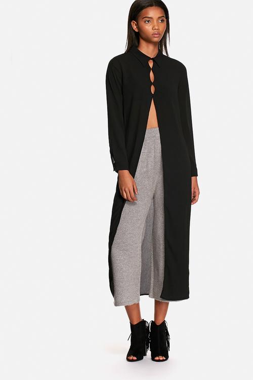 Keyhole maxi shirt 