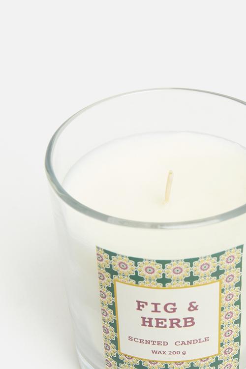 Glass Candle - Grey