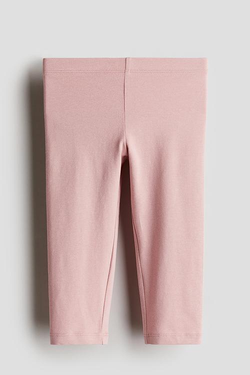3/4-length leggings - powder pink