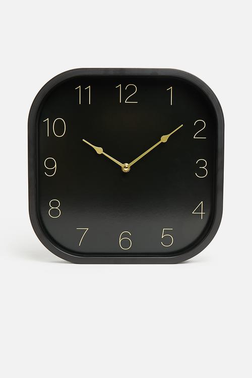 Cura clock - black