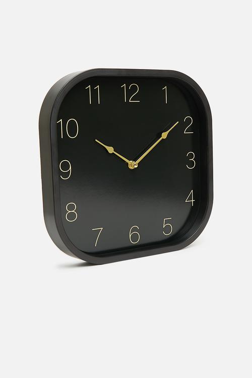 Cura clock - black