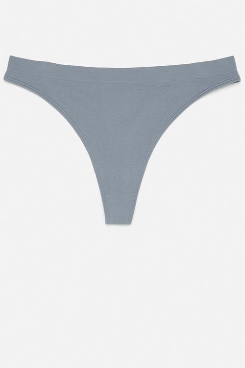 2-Pack seamless thong briefs - grey